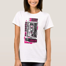 Camiseta Jugador de cassette de futuro retro
