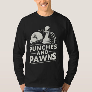 Camiseta Jugador De Chessboxing De Puntas Y Palancas Boxeo