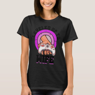 Camiseta Jugador De Consola De Videojuego Con Esposa