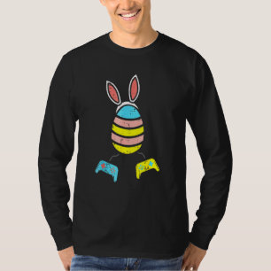 Camiseta Jugador de control de videojuegos Easter Egg Bunny