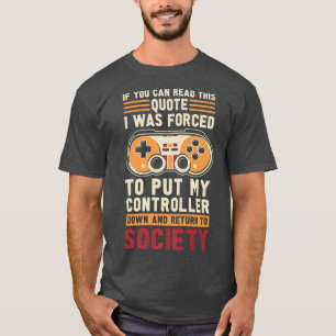 Camiseta Jugador de controlador de vintage de videojuegos r
