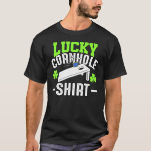 Camiseta Jugador de Cornhole con suerte