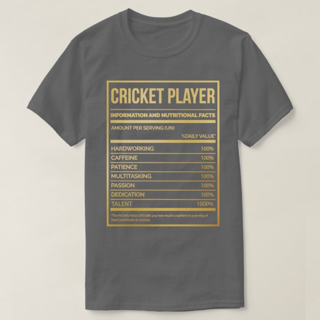 Camiseta Jugador de Cricket20 (Diseño del anverso)