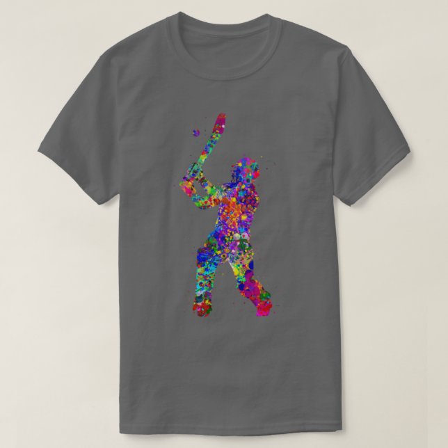 Camiseta Jugador de cricket3 (Diseño del anverso)