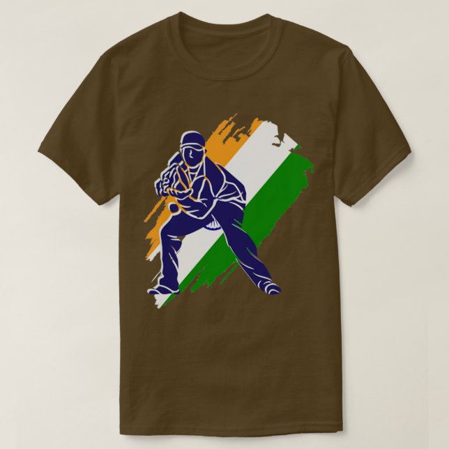 Camiseta Jugador de cricket4 (Diseño del anverso)