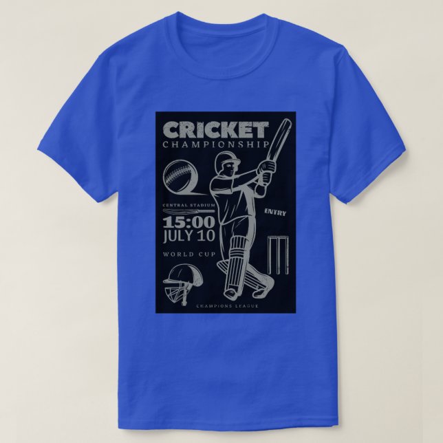 Camiseta Jugador de cricket7 (Diseño del anverso)