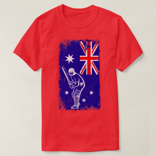 Camiseta Jugador de Cricket de Australia (Diseño del anverso)