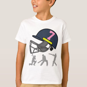 Camiseta Jugador de cricket divertido para niños de 7 años