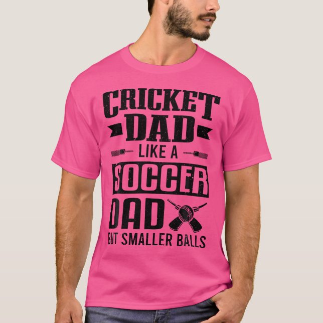 Camiseta Jugador De Cricket Papá Como Un Crick De Papá Fútb (Anverso)