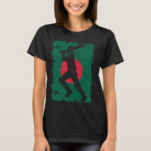 Camiseta Jugador de críquet bangladesí con orgullo V