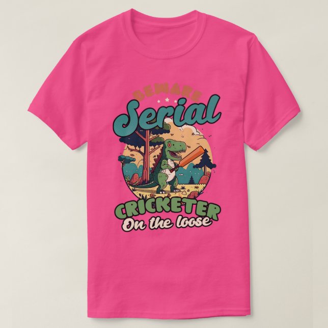 Camiseta Jugador de críquet en serie suelto (Diseño del anverso)