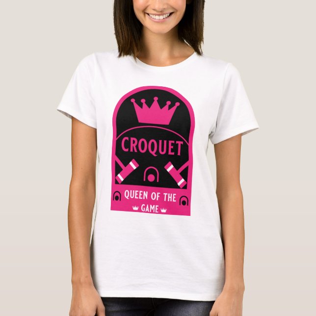 Camiseta jugador de croquet más divertido (Anverso)