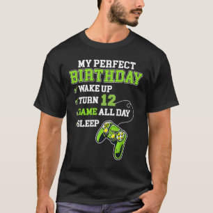 Camiseta Jugador de cumpleaños 12 años para niños G perfect