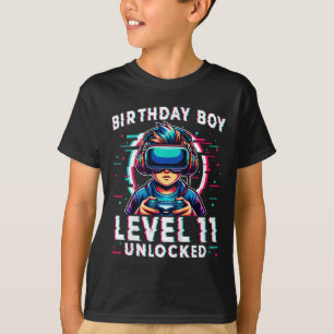 Camiseta Jugador de cumpleaños de 11 años de edad de nivel