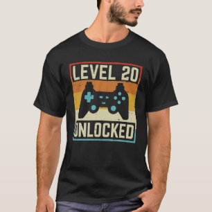 Camiseta Jugador de Cumpleaños de Nivel 20 desbloqueado