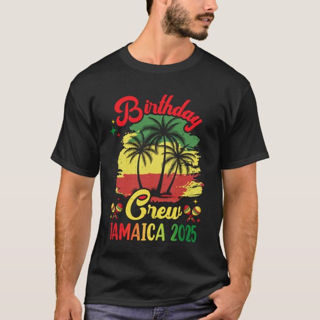 Camiseta Jugador de Cumpleaños Jamaica 2025 30º 50º Fiesta  (Anverso)