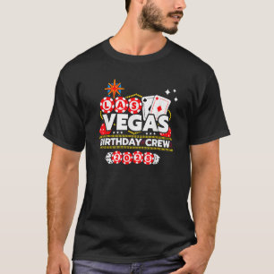 Camiseta Jugador de cumpleaños Vegas Negro Unisex Adultos d