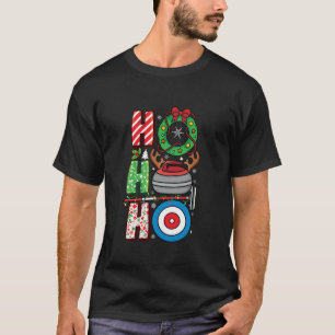 Camiseta Jugador de curling Xmas curling Navidades de curle