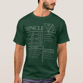 Camiseta Jugador de Dados de Roleplaying Tío Dragón Estat H