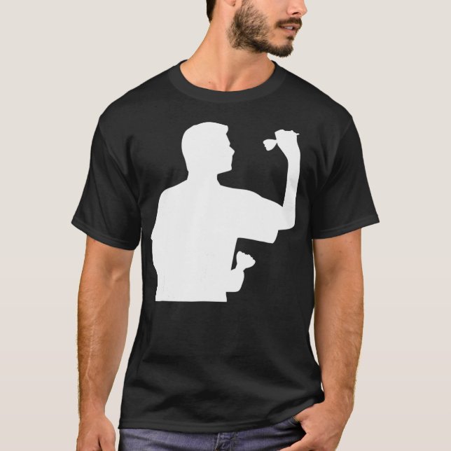 Camiseta Jugador de dardos (Anverso)