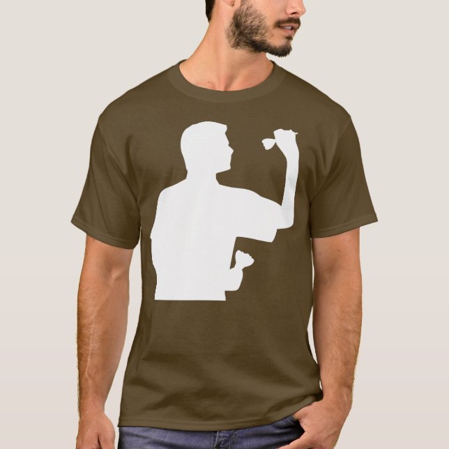 Camiseta Jugador de dardos (Anverso)