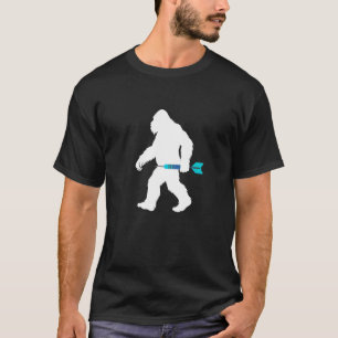Camiseta Jugador de Dardos Bigfoot Lanzador de Dardos Sasqu