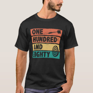 Camiseta Jugador de dardos gráfico retro Dardos Diagrama de