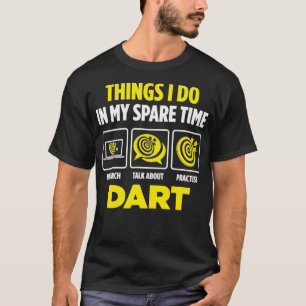 Camiseta Jugador de dardos práctica Dart Funny Darting