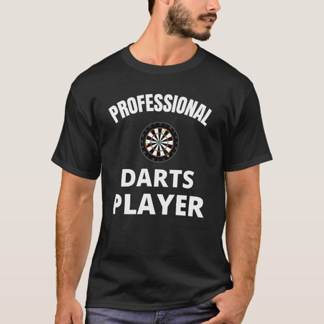 Camiseta Jugador de dardos profesionales (Anverso)