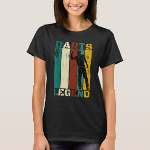 Camiseta Jugador de Dart con leyenda de dardos lanzando dep