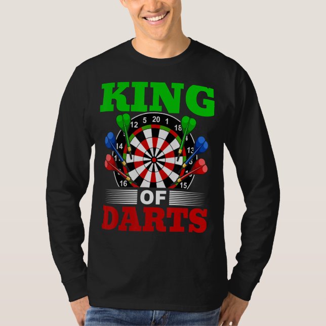 Camiseta Jugador De Dart Darts Rey De Dats 1 (Anverso)