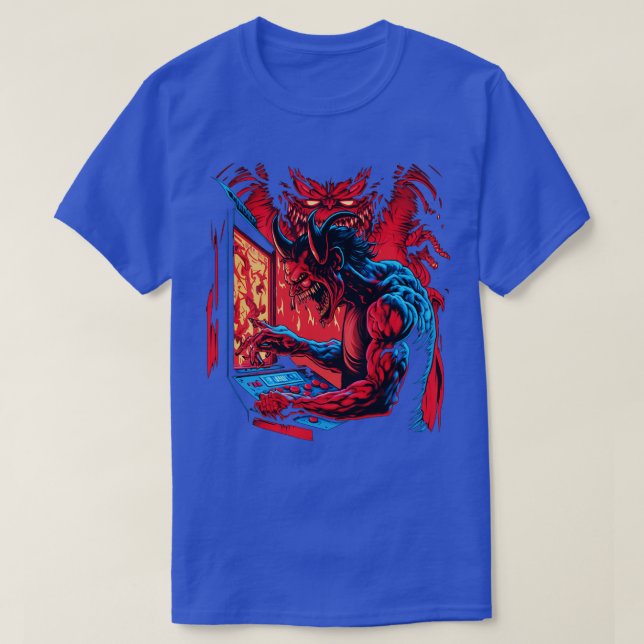 Camiseta jugador de demonio (Diseño del anverso)