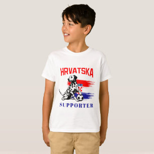 Camiseta Jugador de deporte escolar croata Cute Dalmatian