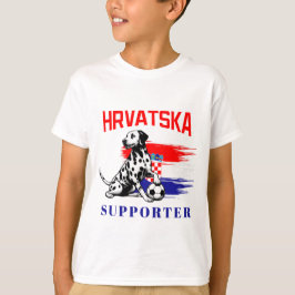 Camiseta Jugador de deporte escolar croata Cute Dalmatian
