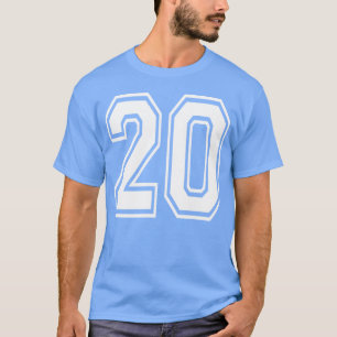 Camiseta Jugador de deportes de cumpleaños número 20 retro