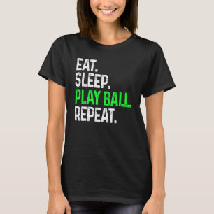 Camiseta Jugador de deportes de repetición Ball de juego de