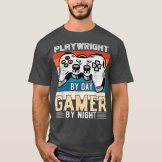 Camiseta Jugador de día por jugador de video nocturno