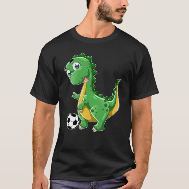 Camiseta Jugador de dinosaurios Soccer Dino Sports (Anverso)