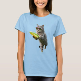 Camiseta Jugador de Disc Golf Atractivo Tabby