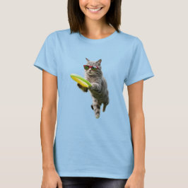Camiseta Jugador de Disc Golf Atractivo Tabby