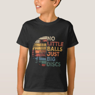 Camiseta Jugador de Disc Golf No Pequeño Solo Discos Grande