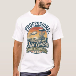 Camiseta Jugador de Disc Golf Profesional Desde la Jubilaci