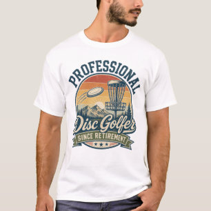 Camiseta Jugador de Disc Golf Profesional Desde la Jubilaci