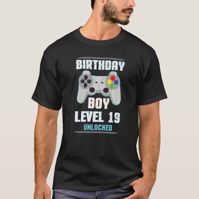 Camiseta Jugador de edad de 19 años de edad desbloqueado de (Anverso)