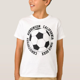 Camiseta Jugador de equipo de fútbol vacaciones personaliza