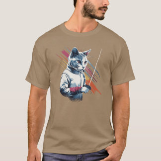 Camiseta jugador de esgrima atleta deporte esgrima gif