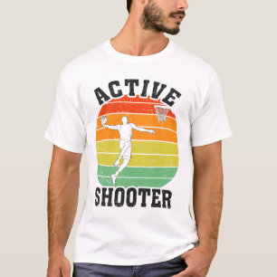 Camiseta Jugador de esquinas de tiro activo Retro Sket Love