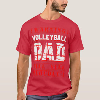 Camiseta Jugador de fans de voleibol papá equipo de deporte