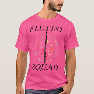 Camiseta Jugador de flauta de la orquesta flautista de músi