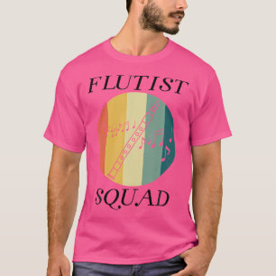Camiseta Jugador de flauta de música de la orquesta flutist